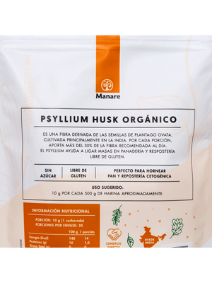 Psyllium Husk Orgánico