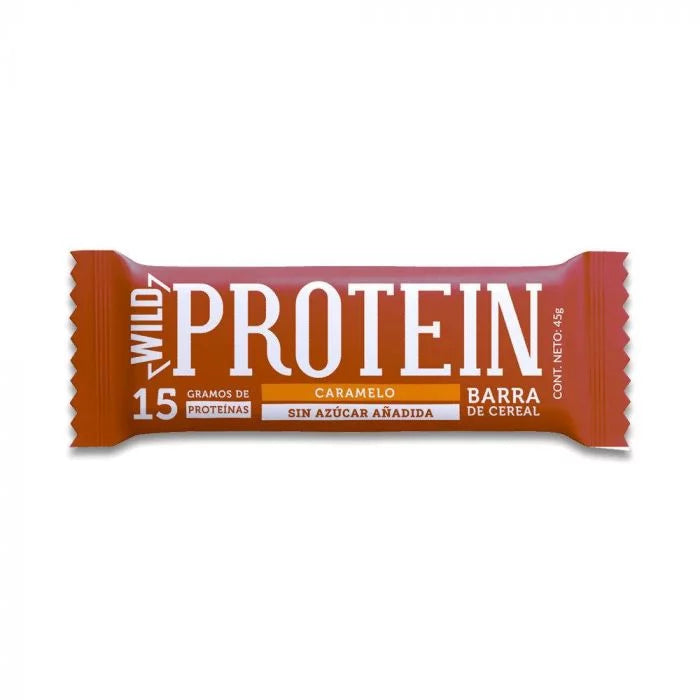 BARRA WILD PROTEIN CARAMELO 45 GRS